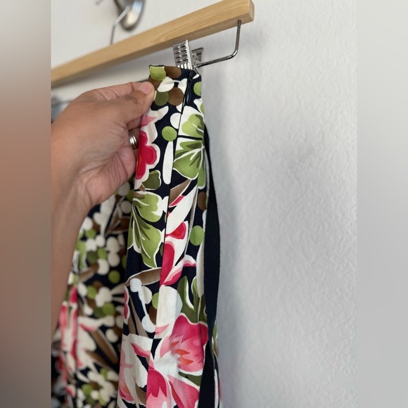 Talbots Floral Colorful Pleated A Line Midi Lined Zip Skirt‎ Women’s 10 Petite - Picture 7 of 12